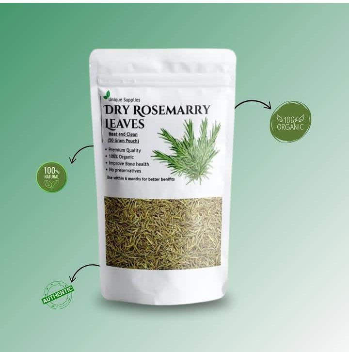 Dry Rosemary Leaves 50 g / Leaves Organic US ORGANICS