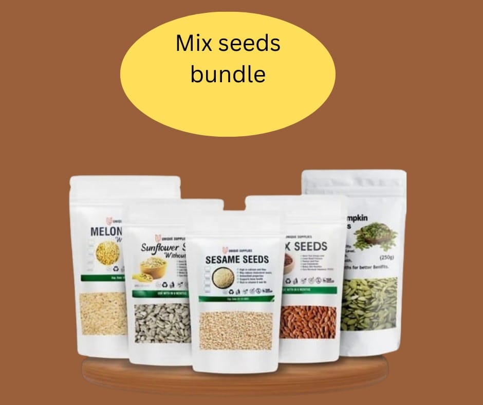 Sunflower & flax seeds | 250g sunflower and 100g flax seeds | sunflower seeds without shell