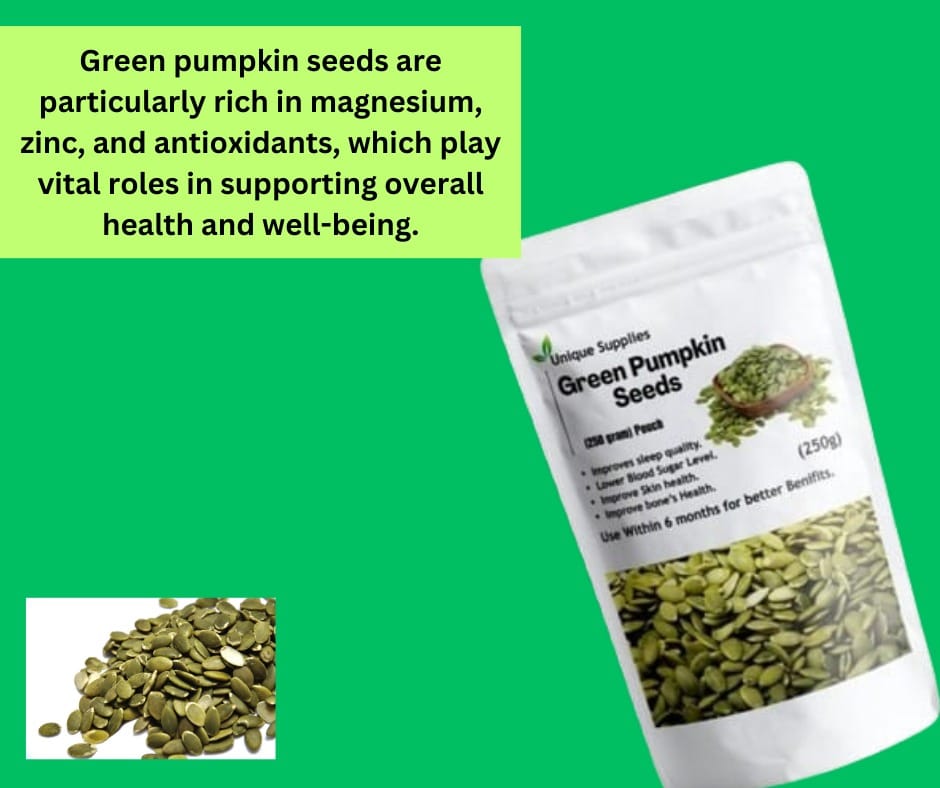 100g Green Pumpkin Seeds Without Shell | US ORGANICS