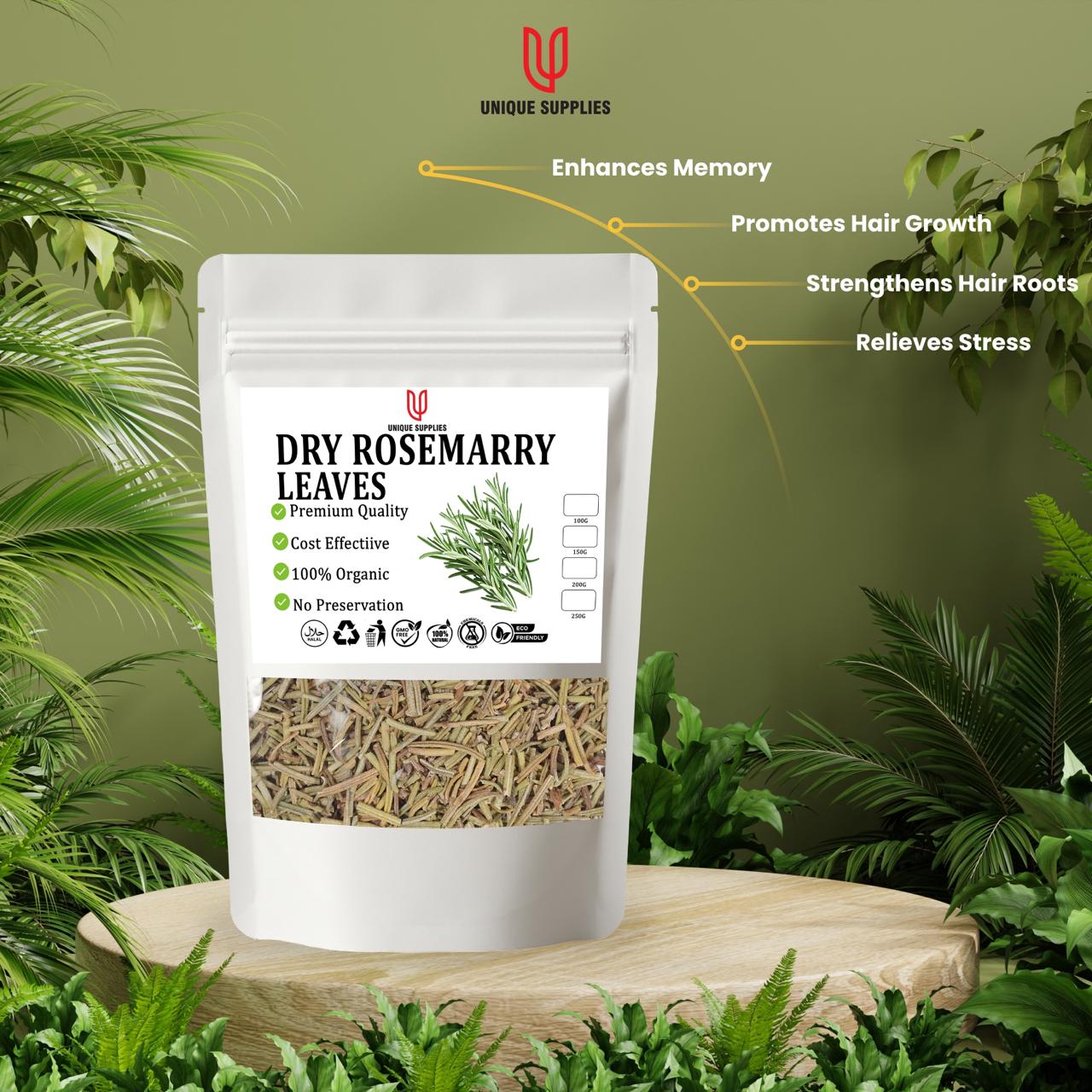 Dry Rosemary Leaves 50 g / Leaves Organic US ORGANICS