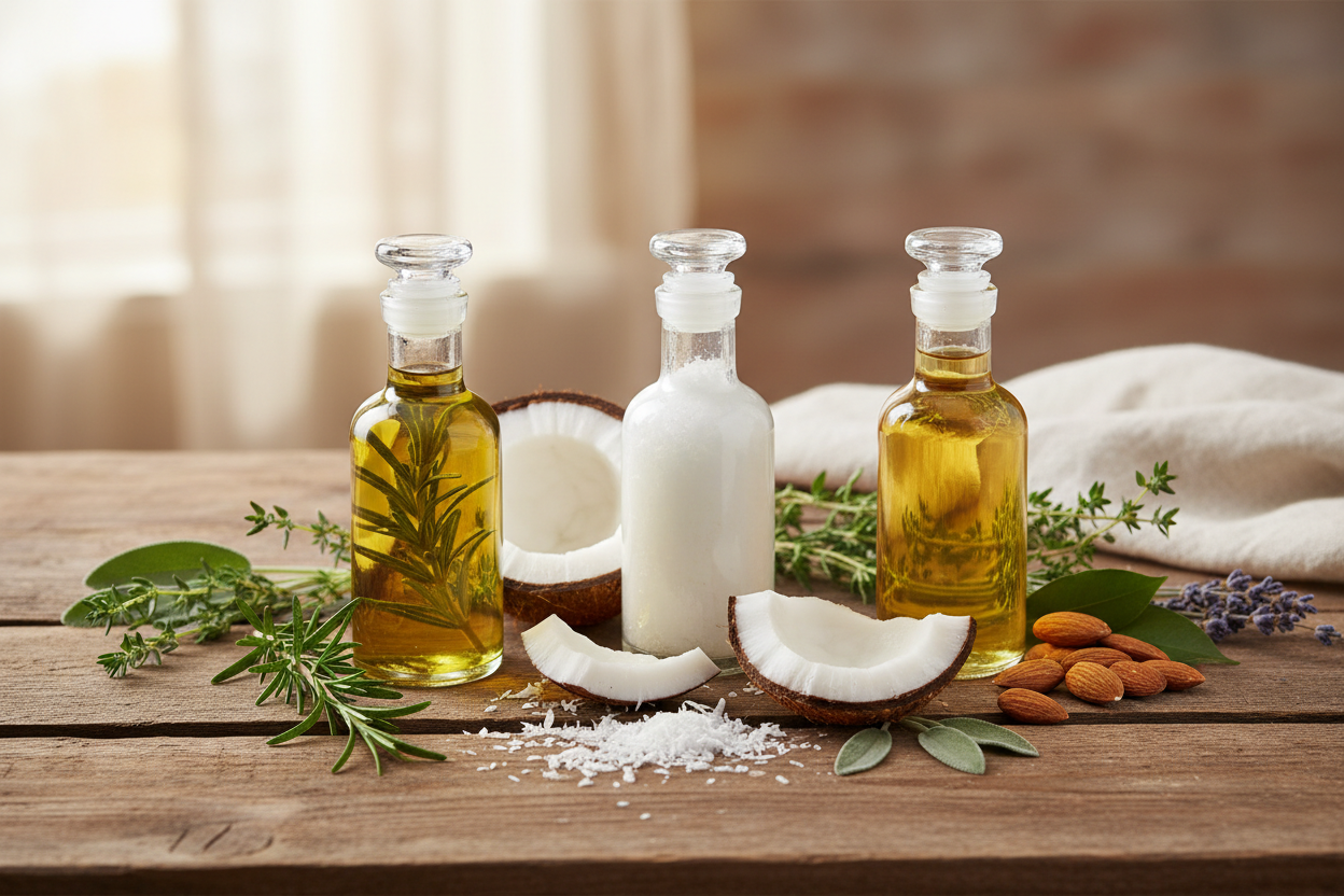 How Organic Hair Oils Promote Strong and Shiny Hair