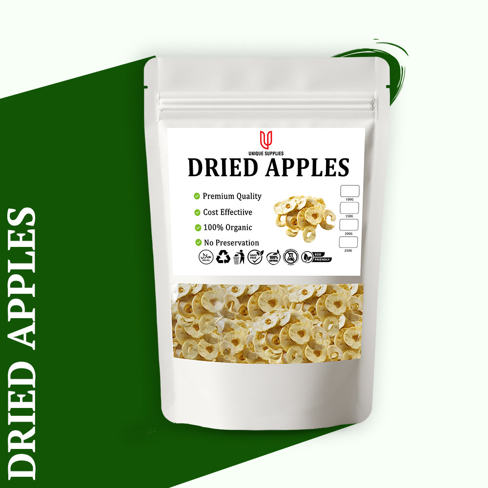 Dried Organic Apples | Healthy snacks | 100G | US Organics