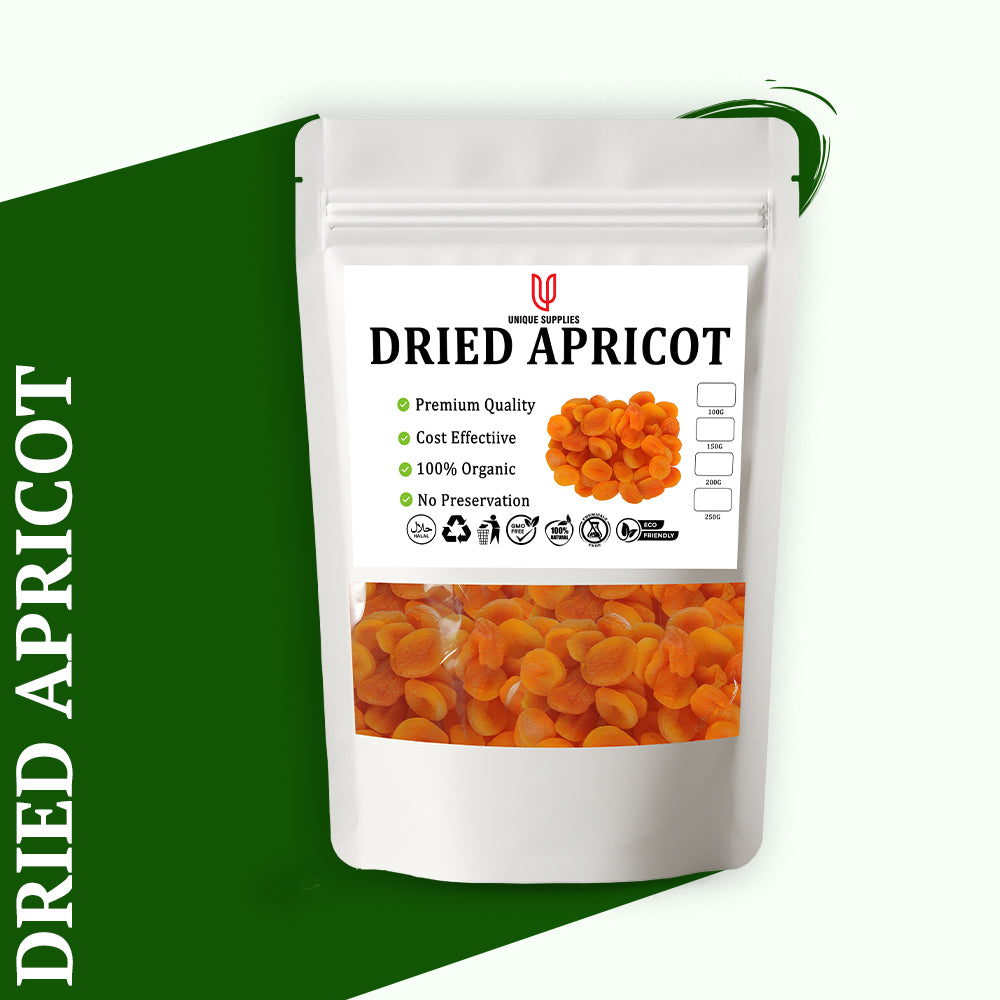 100g Dried Apricots | Natural Dried Fruit | USorganics
