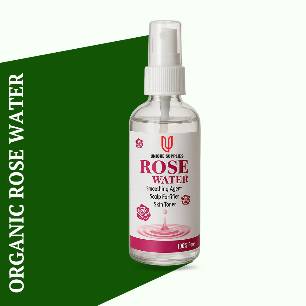 Rose water | organic and fresh rose water 120ml spray bottle