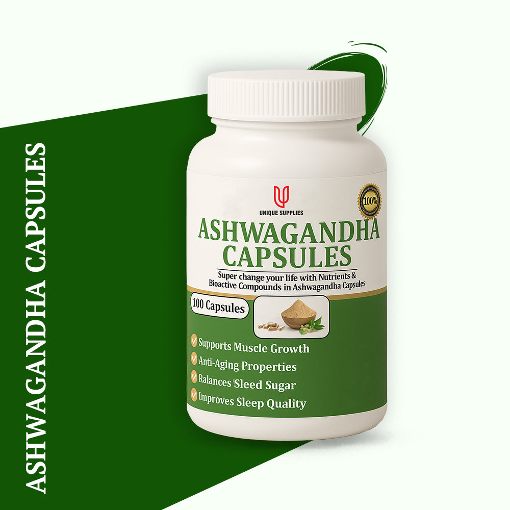 Ashwagandha Capsule 100 caps|Us Organic