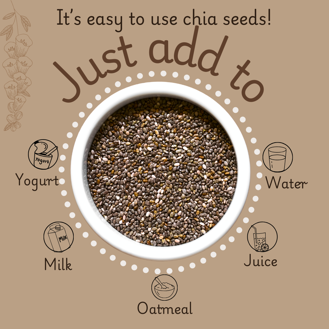 100 Gram Chia Seeds 100 % Original and Organic For Weight Loss US ORGANICS