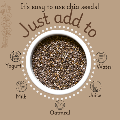 100 Gram Chia Seeds 100 % Original and Organic For Weight Loss US ORGANICS