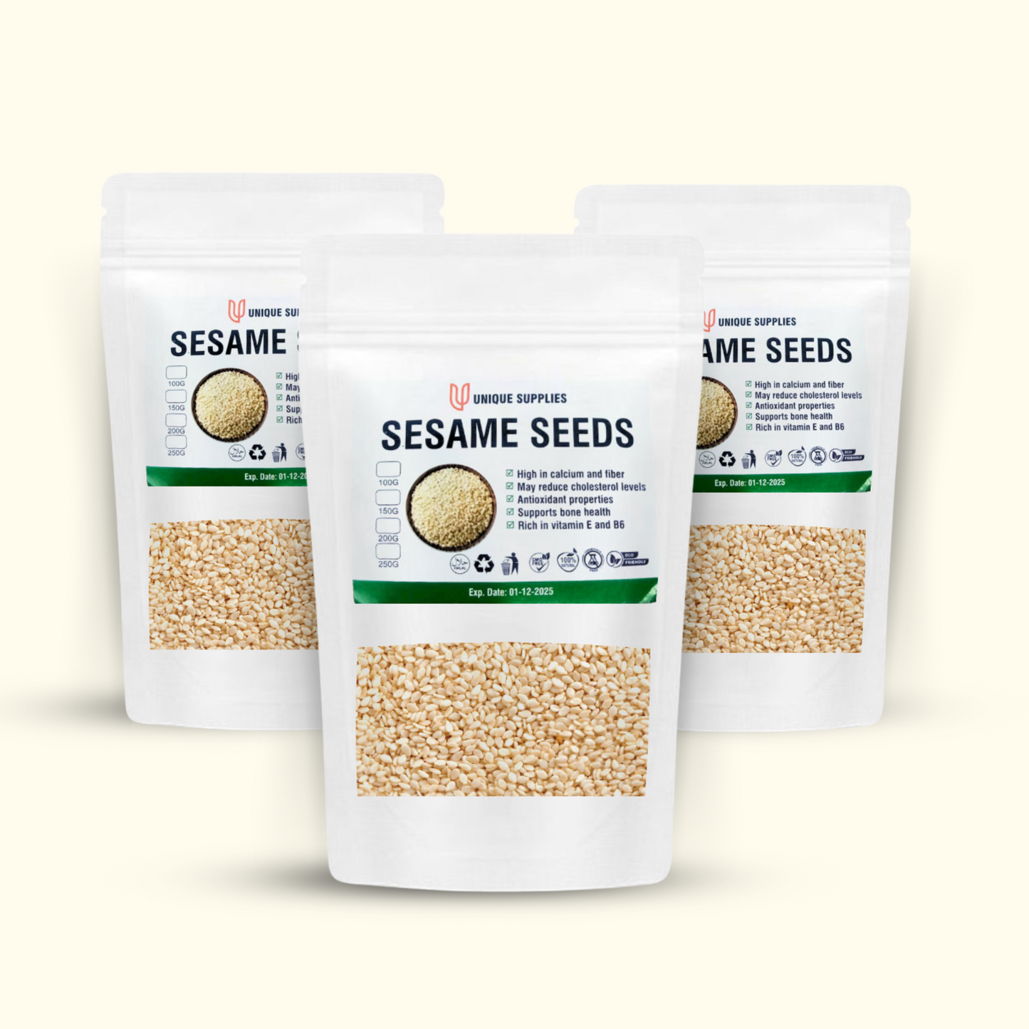 100g Sesame seeds | organic & fresh seeds| USorganics