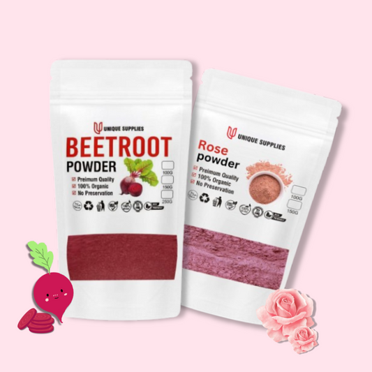 Beetroot powder & Rose powder | Face pack| Usorganics