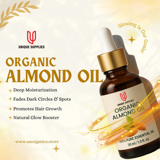 ALMOND OIL //Almond Glow – Natural Oil for Radiant Skin & Healthy Hair 30ML