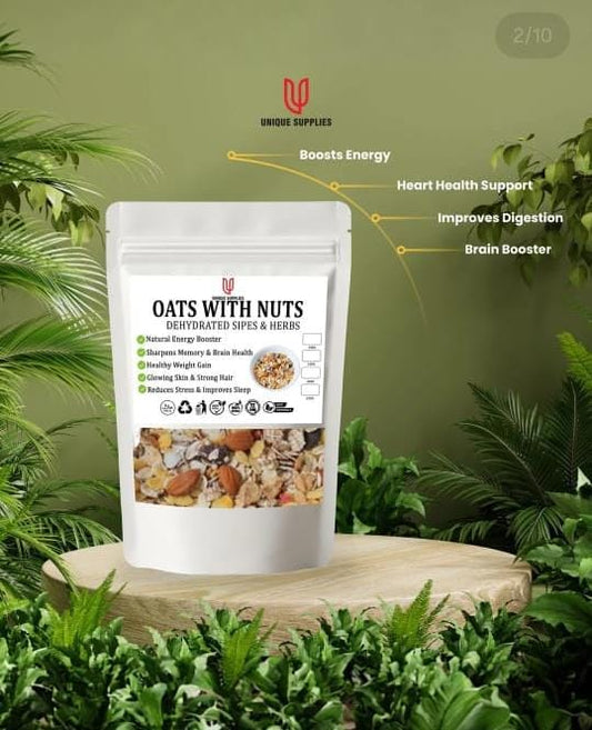 Oats with Nuts – High-Fiber, Protein-Packed Breakfast or Snack
