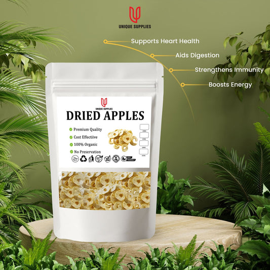 Dried Organic Apples | Healthy snacks | 100G | US Organics