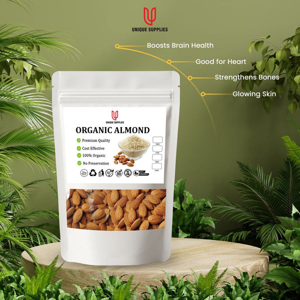 100g organic Almonds | Without Shell | US Organics