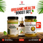 Organic Health Boost Set featuring Bamboo Murabba, Amla Murabba, and Organic Almond Oil.