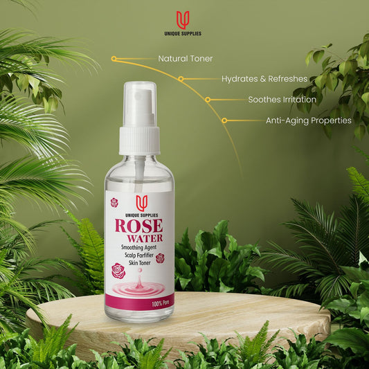 Rose water | organic and fresh rose water 120ml spray bottle