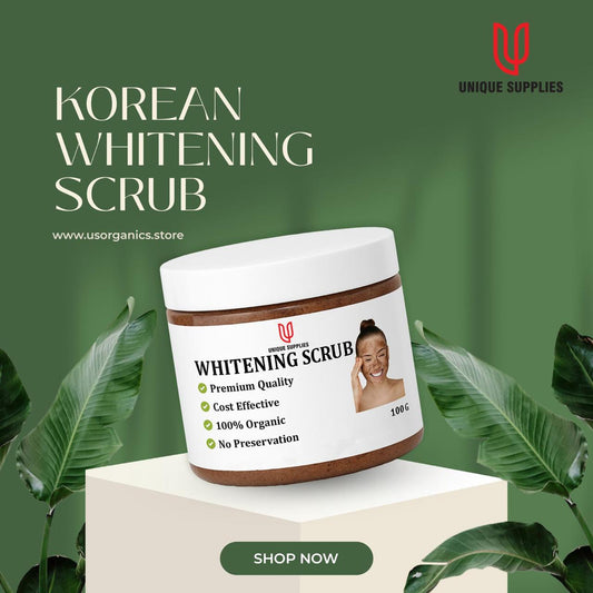 KOREAN WHITENING SCRUB Glow Up Naturally: Whitening Scrub Jar