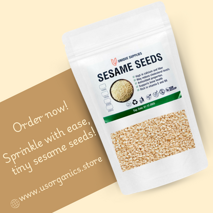 100g Sesame seeds | organic & fresh seeds| USorganics