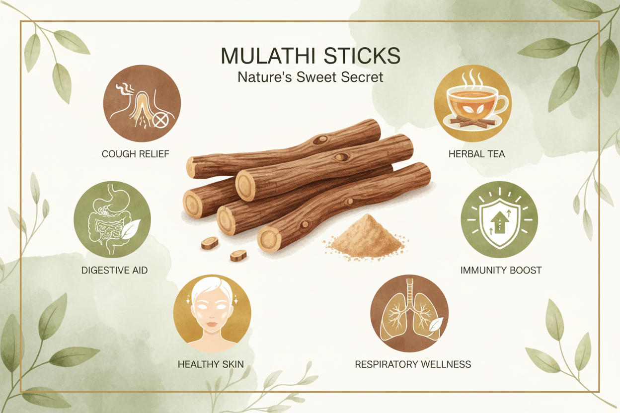 Mulethi Sticks